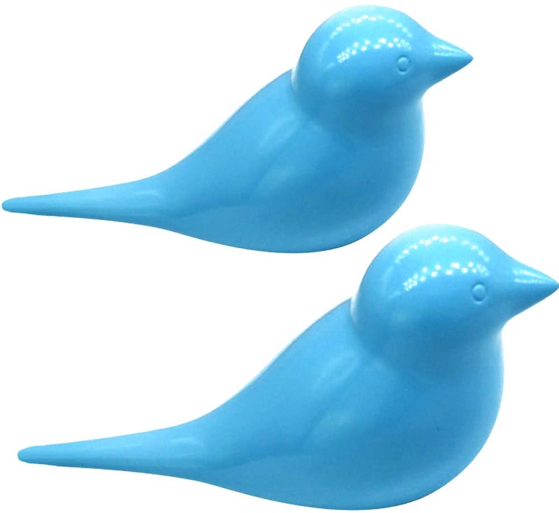 La La Pet 2Pcs 3D Creative Resin Bird Wall Hooks, Home Accessories Wall Decoration Towel Coat Hook Wall Hooks, Natural